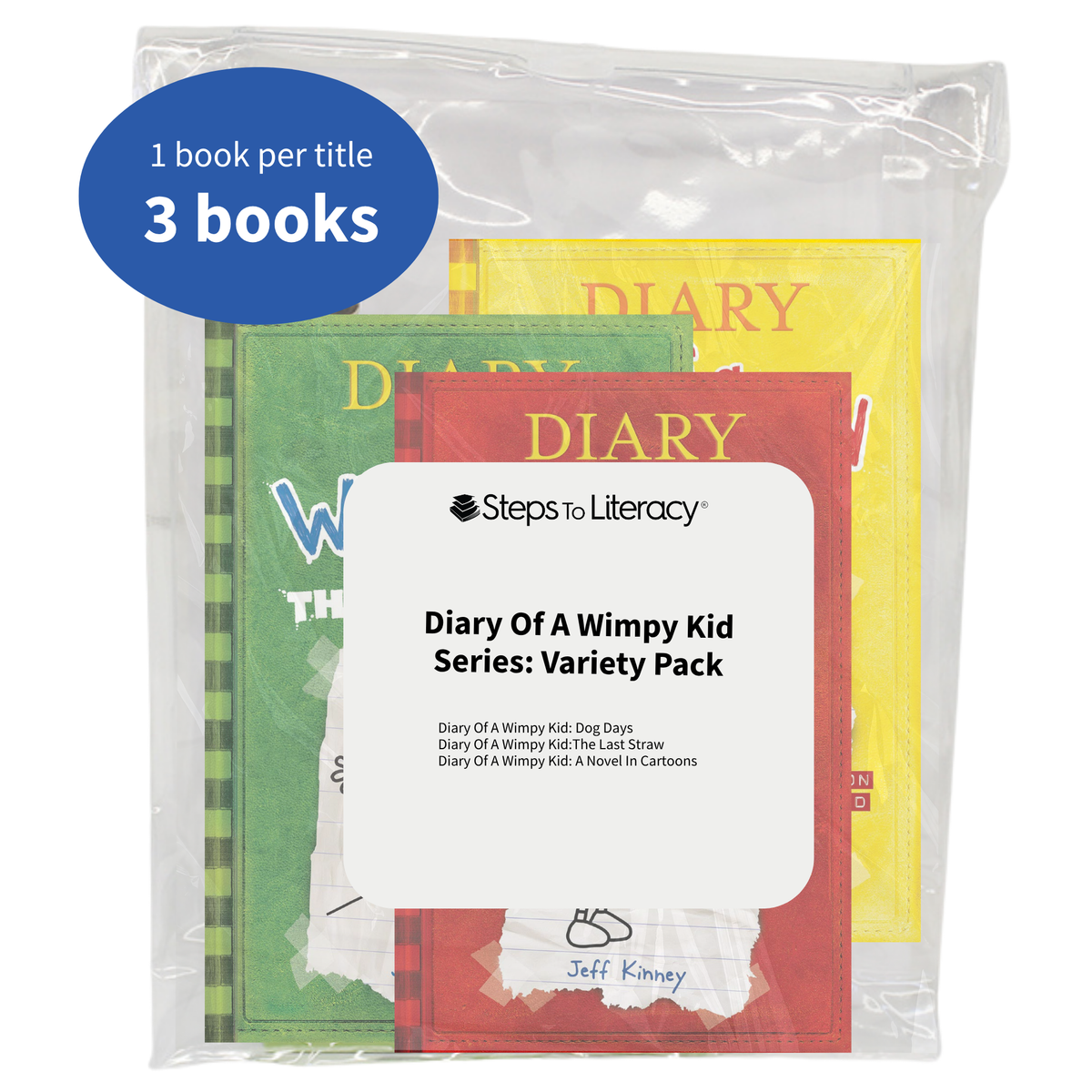 Diary Of A Wimpy Kid Set 1: Variety Pack – Steps to Literacy