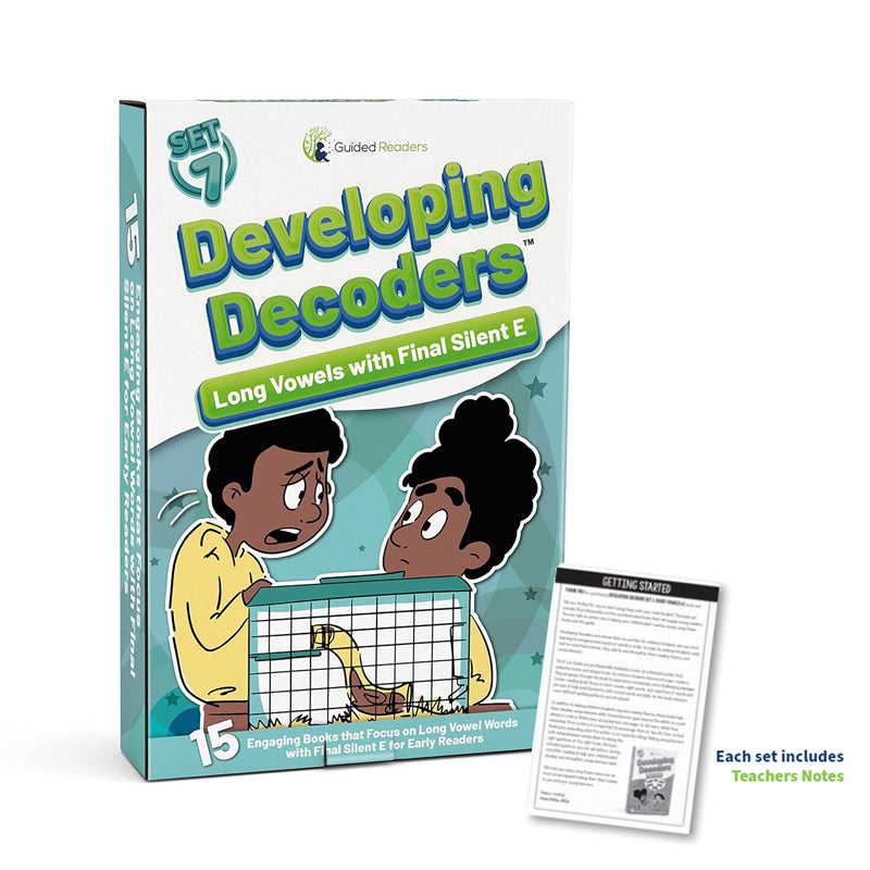 Developing Decoders Set 7 CVCe Words Box Set Steps to Literacy