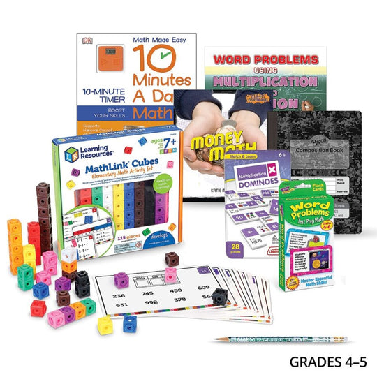 English Grade 4-5 Math Family Engagement Take Home Bag