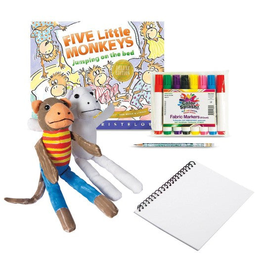 Creative Reads Book & Activity Kit- Five Little Monkeys Jumping on the Bed