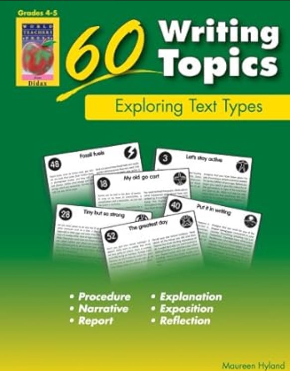 60 Writing Topics: Grades 4-5