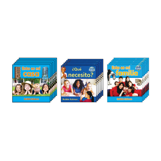 Spanish Leveled Readers E-F Nonfiction: Class Pack