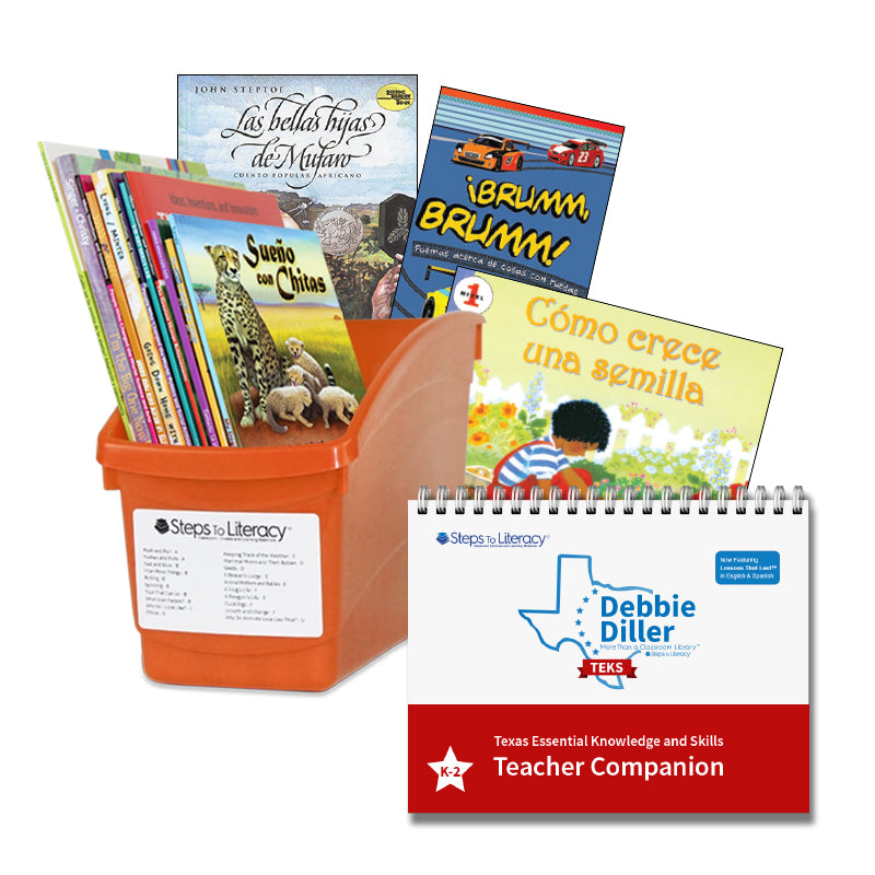 TEKS Spanish Model Text Set First Grade Variety Pack Steps to Literacy