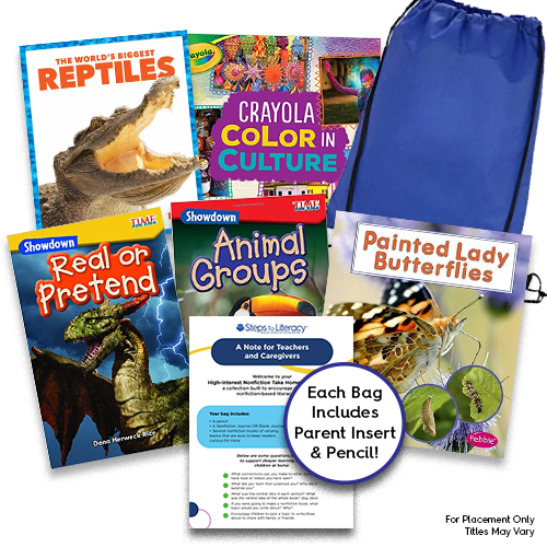 English Grade 1 High-Interest Nonfiction Take Home Bag - 50