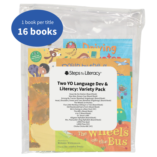 Two YO Language Dev & Literacy: Variety Pack