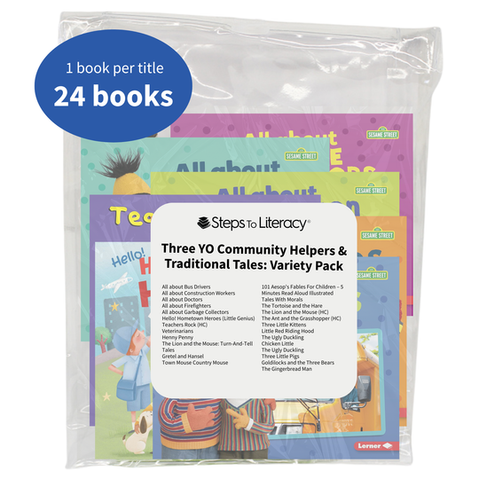 Three YO Community Helpers & Traditional Tales: Variety Pack