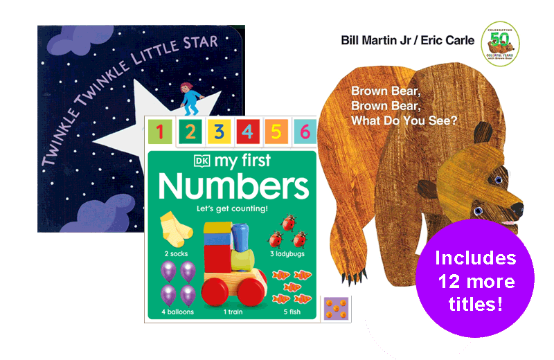 Pre-K Starter Board Book Collection: Variety Pack