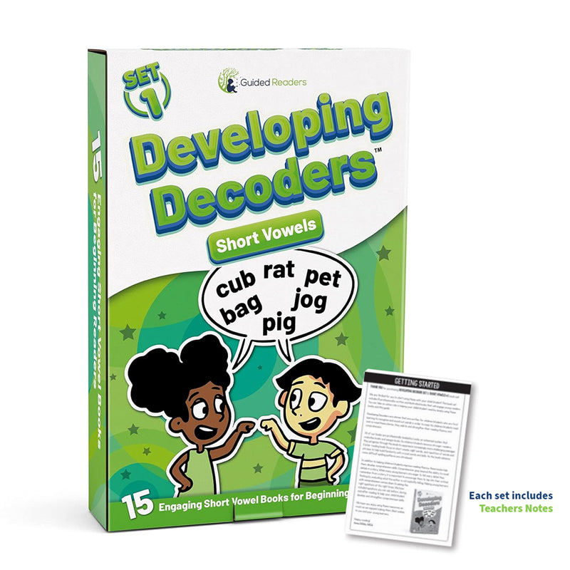 Developing Decoders Set 1 - Short Vowels Box Set