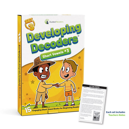 Developing Decoders Set 3 - Short Vowels Box Set
