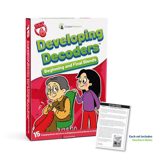 Developing Decoders Set 6 - Beginning & Final Blends - Box Set