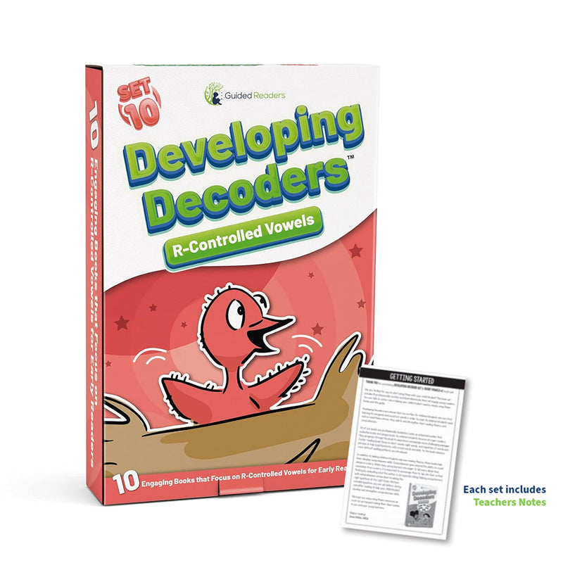 Developing Decoders Set 10 - R-Controlled Vowels - 10 Book Box Set