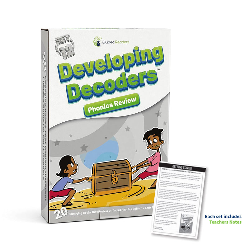 Developing Decoders Set 12 - Phonics Review - 20 Book Box Set