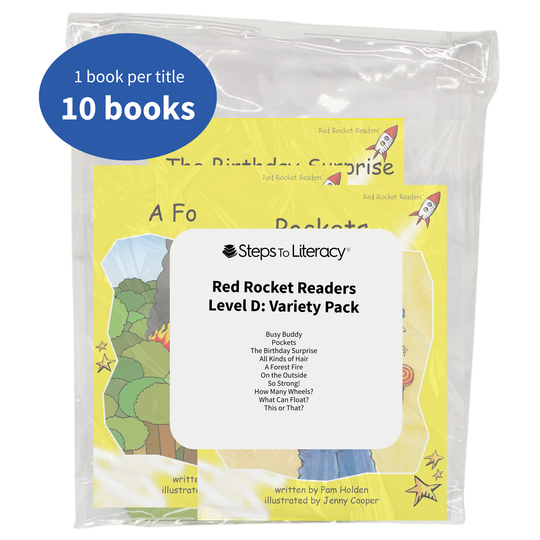 Red Rocket Readers Level D: Variety Pack