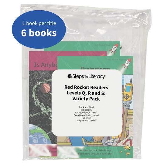 Red Rocket Readers Levels Q, R and S: Variety Pack