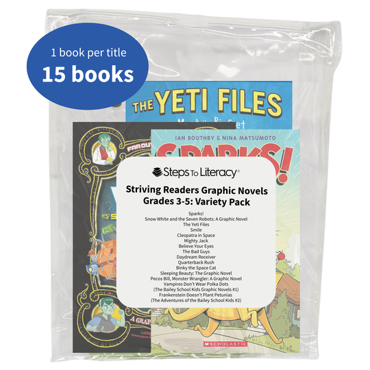 Striving Readers Graphic Novels Grades 3-5: Variety Pack
