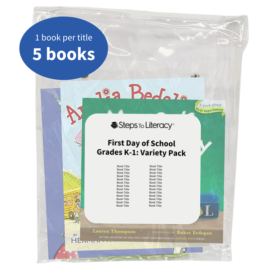 First Day of School Grades K-1: Variety Pack