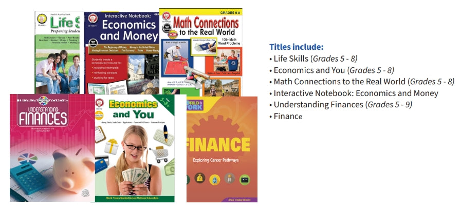 Financial Literacy  - Grades 4-5 Workbooks: Classroom Bundle