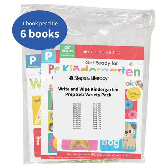 Write and Wipe Kindergarten Prep Set: Variety Pack