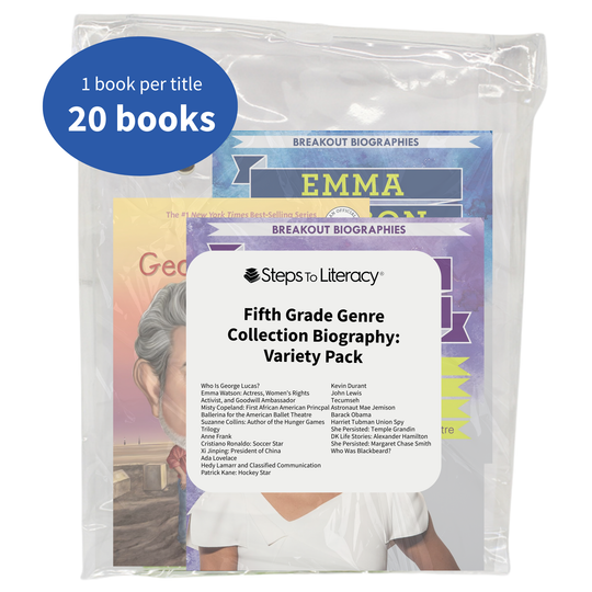 Fifth Grade Genre Collection Biography: Variety Pack