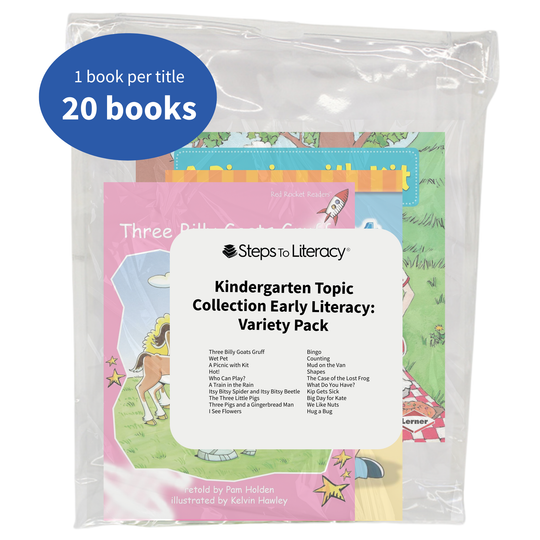 Kindergarten Topic Collection Early Literacy: Variety Pack