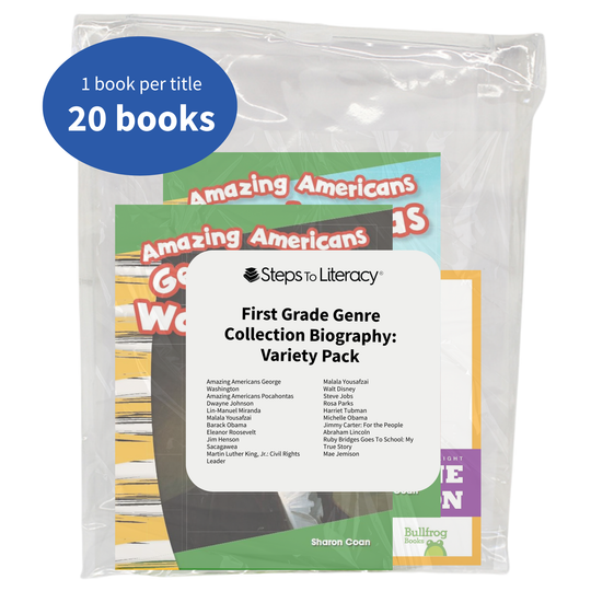 First Grade Genre Collection Biography: Variety Pack