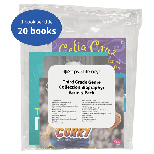 Third Grade Genre Collection Biography: Variety Pack