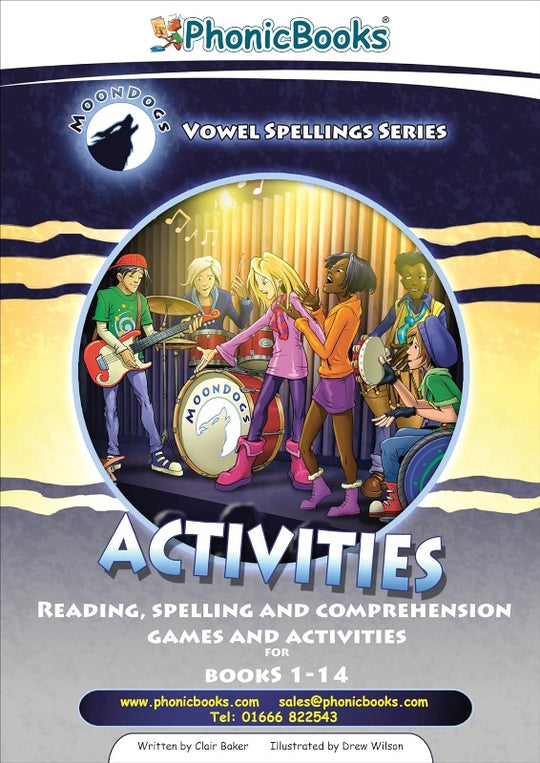 Phonic Books Moon Dogs Set 3 Vowel Spellings Activities