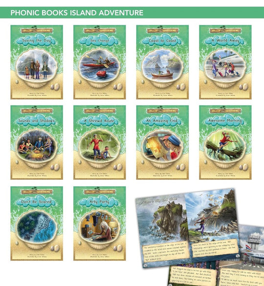 Phonic Books Island Adventure (10 Book Set)