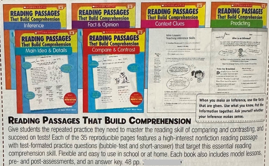 Reading Passages That Build Comprehension: Point Of View & Fact And Opinion