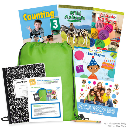 English Grade K Math Take Home Bag - 50