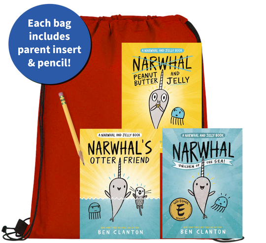 Take Home Bag: Narwhal and Jelly (eng, $35)