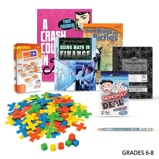 English Grade 6-8 Math Junior Family Engagement Bag