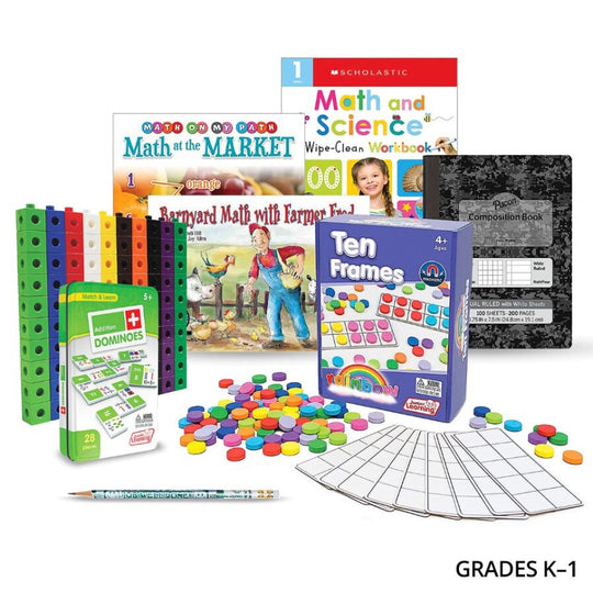 English Grade K-1 Math Junior Family Engagement Bag