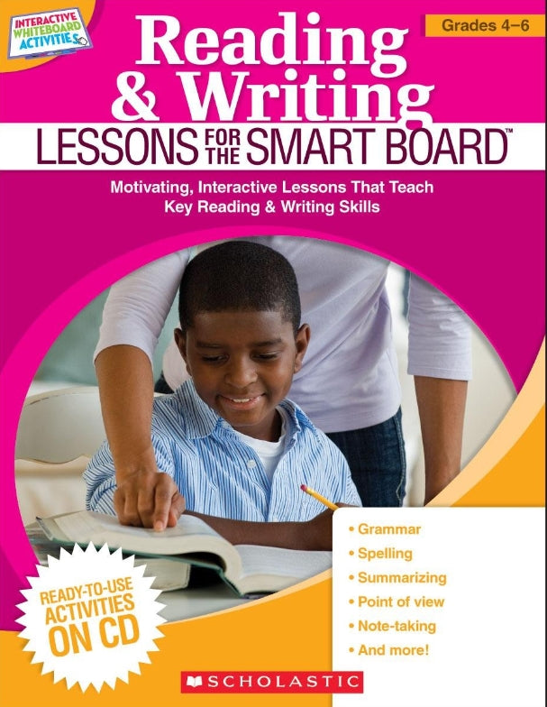 Reading & Writing Lessons for the Smart Board: Grades 4-6