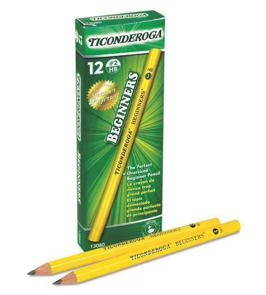 Jumbo Yellow My Rookie Writer Pencils: W/O Eraser (12 Ct.)
