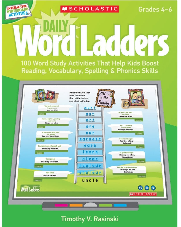 Daily Word Ladders Grades 4 6 Pdf Free Answer Key