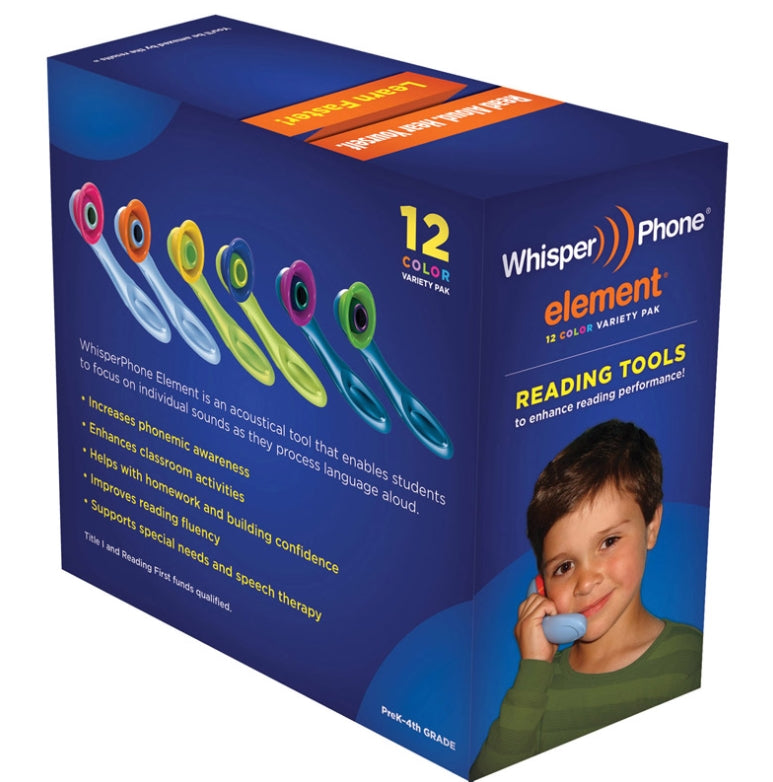 WhisperPhone Element: Small (Set of 12) Multicolor
