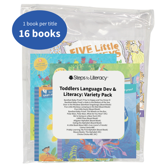 Toddlers Language Dev & Literacy: Variety Pack