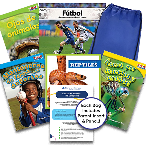 Spanish Grade 1 High-Interest Nonfiction Take Home Bag - 35