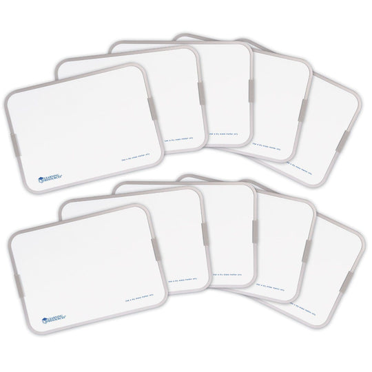 Magnetic Double-Sided Dry-Erase Boards (Set of 10)