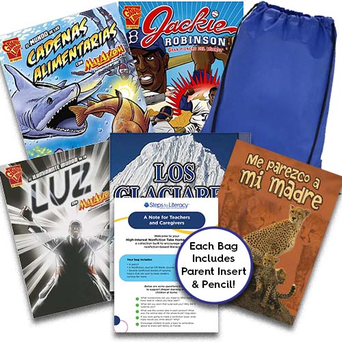 Spanish Grade 5 High-Interest Nonfiction Take Home Bag - 35