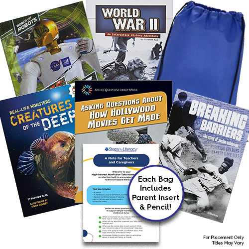English Grade 6 High-Interest Nonfiction Take Home Bag - 50