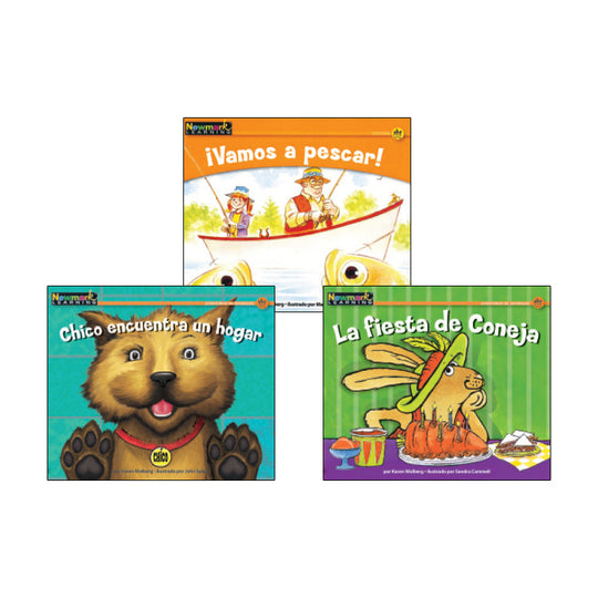 Rising Readers Spanish Animal Adventures: Variety Pack