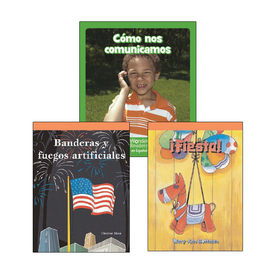 Kindergarten Spanish Social Studies Variety Pack: Now & Then