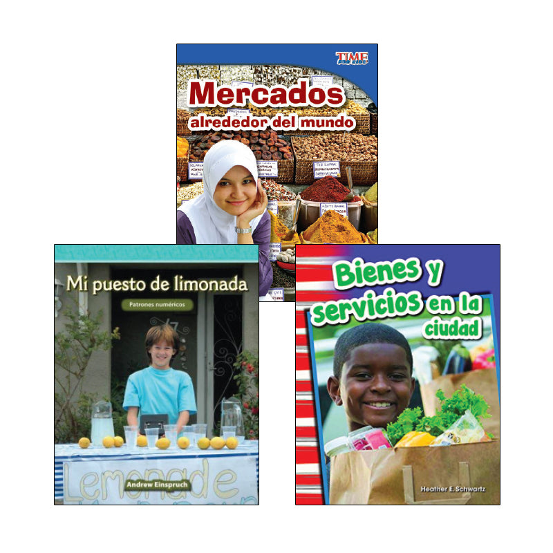 Second Grade Spanish Social Studies Variety Pack: Economics
