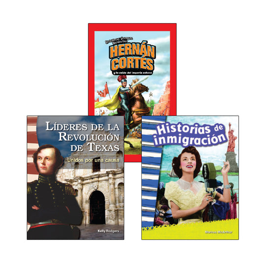 Third Grade Spanish Social Studies Variety Pack: History