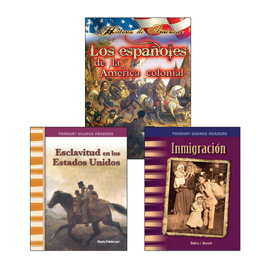 Fourth Grade Spanish Social Studies Variety Pack: History