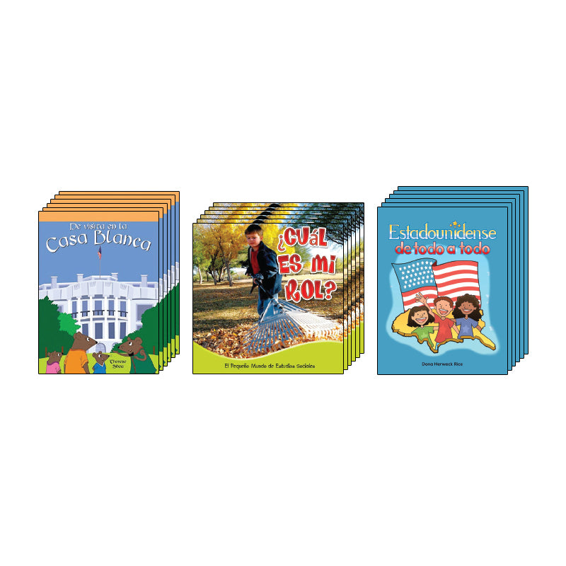 First Grade Spanish Social Studies Class Pack: Civics and Government