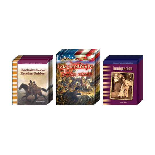 Fourth Grade Spanish Social Studies Class Pack: History