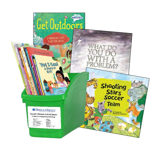 Growth Mindset & Mindfulness - Grades 2-3: Thematic Book Bin